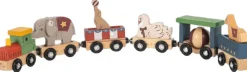 WOODEN ANIMAL TRAIN