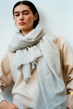 Wool cash scarf - Caroliva