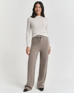 WOOL KNITTED PANTS