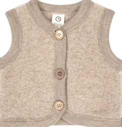 Woolly fleece vest