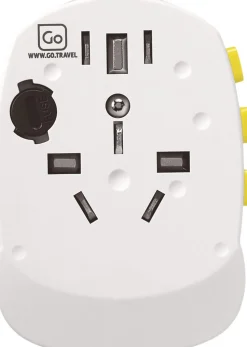 Worldwide adaptor + USB