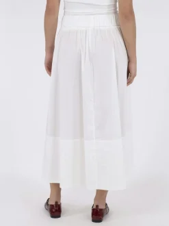 Yara Long Poplin Skirt