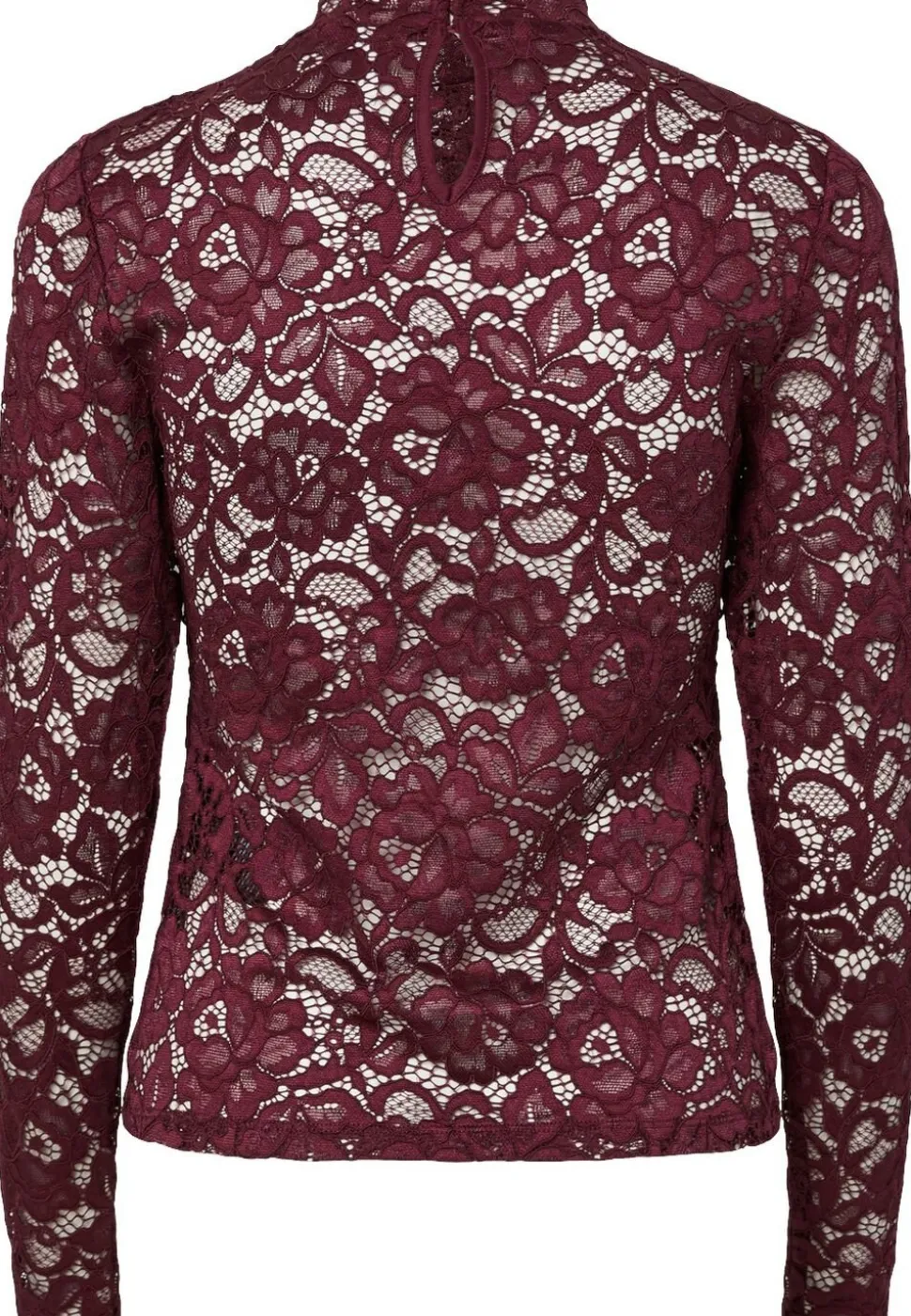 YASLACEY LS LACE TOP S. NOOS