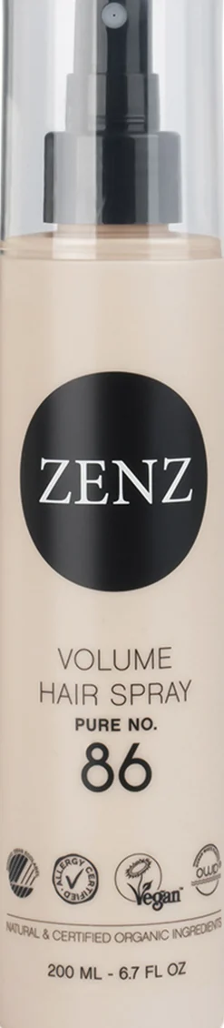 Zenz Organic Styling 86 Volume Hair Spray Medium Hold 200 ML